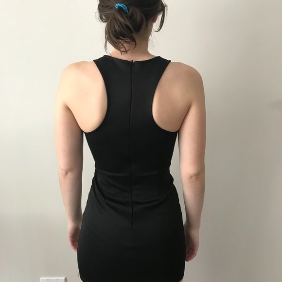 Black TOBI Body-con Dress Size XS - Picture 3 of 5